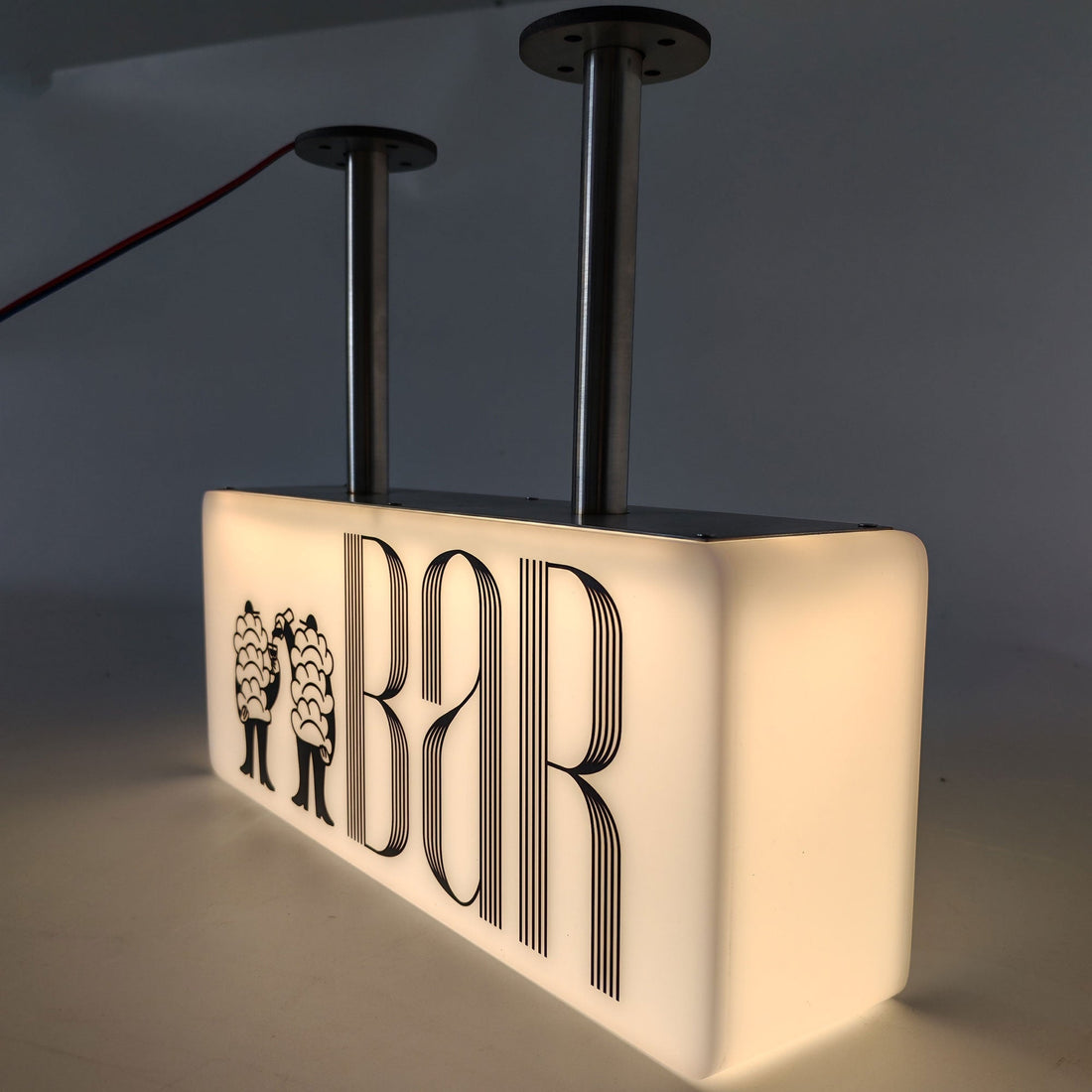 Led Light Box Signboard, Shop Front Signage, 3D Lighted Sign, Business Acrylic Light Box, Outdoor Wall Hanging Light Box