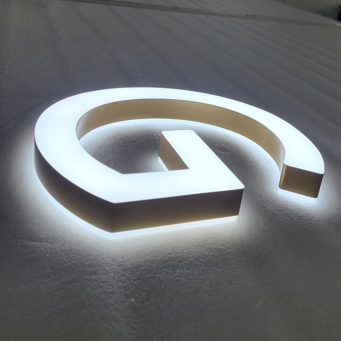 Salon Spa Shop Lighted Signboard Led Lighting Acrylic Letters Double Lit Alphabet Letters Customized Business Led Sign
