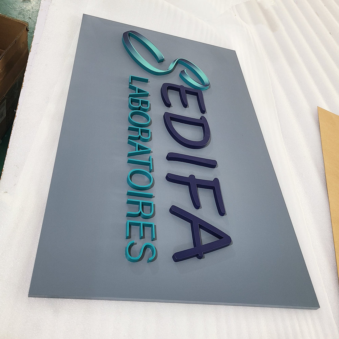 Custom Office Sign Self Adhensive Acrylic Plate Sign Door Front Wall Signs Company Receptions Brand Logo Display