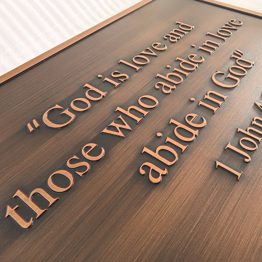 Cast copper brass custom plaques personalized memorial signage company indoor wall signs historical building signs