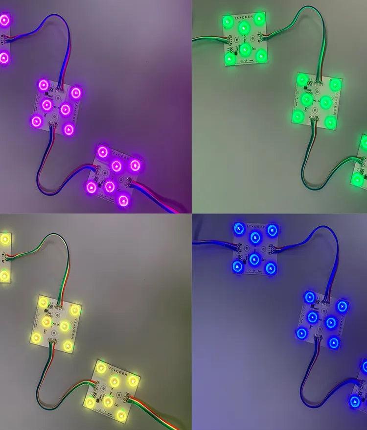 20pcs  24V Pixel RGB Blockchain Lighting