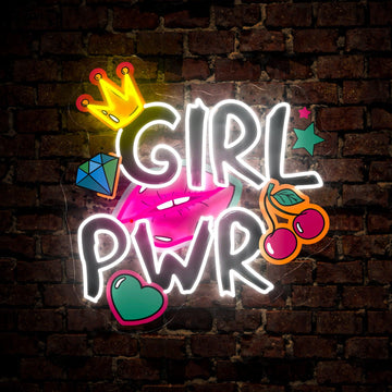 Girl Power Artwork Led Neon Sign