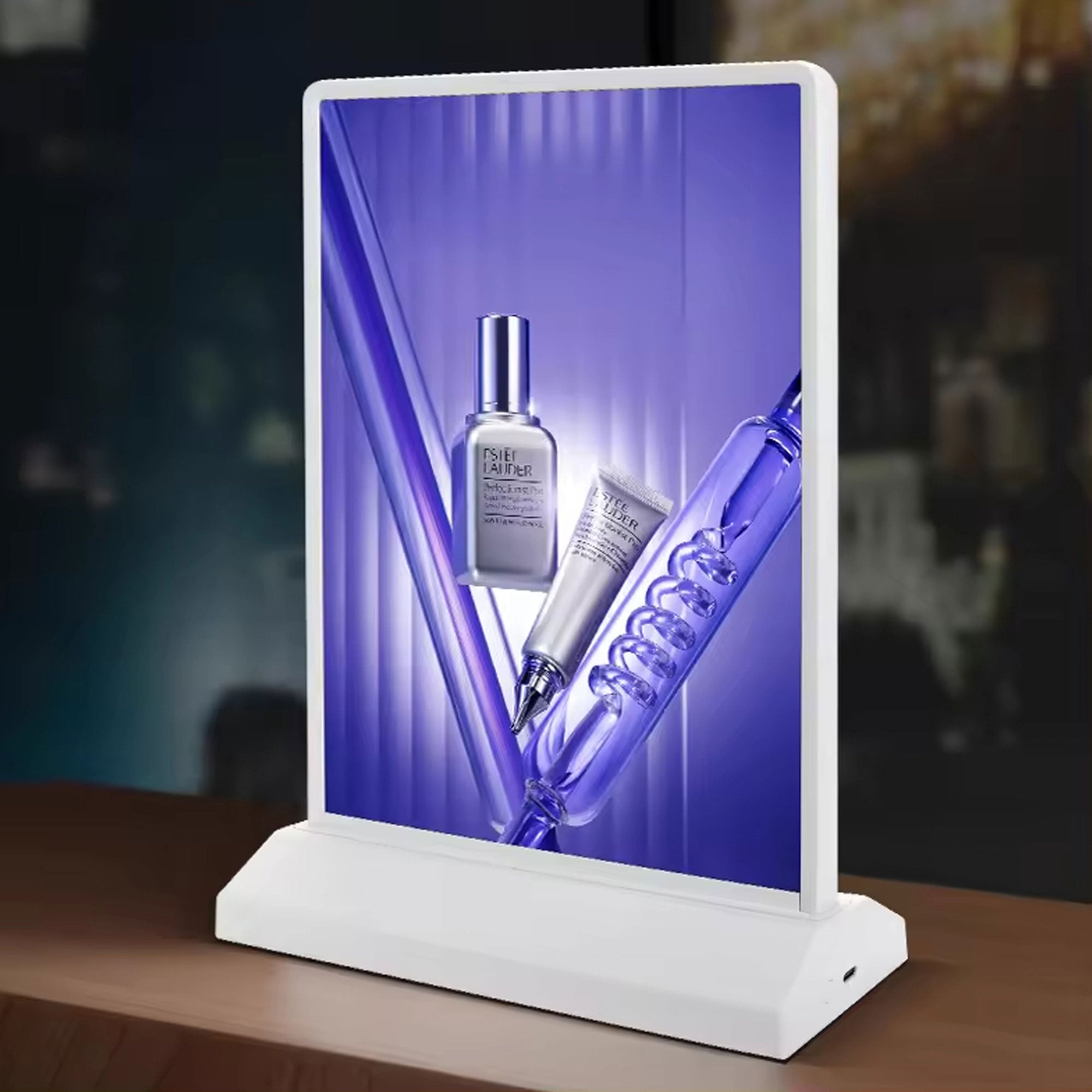 Desktop Display Magnetic Ultra Thin LED Advertising Sign Double Side A4 Led Light Box