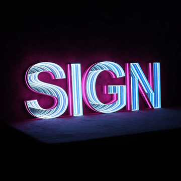 LED Infinity Mirror Acrylic Channel Letters