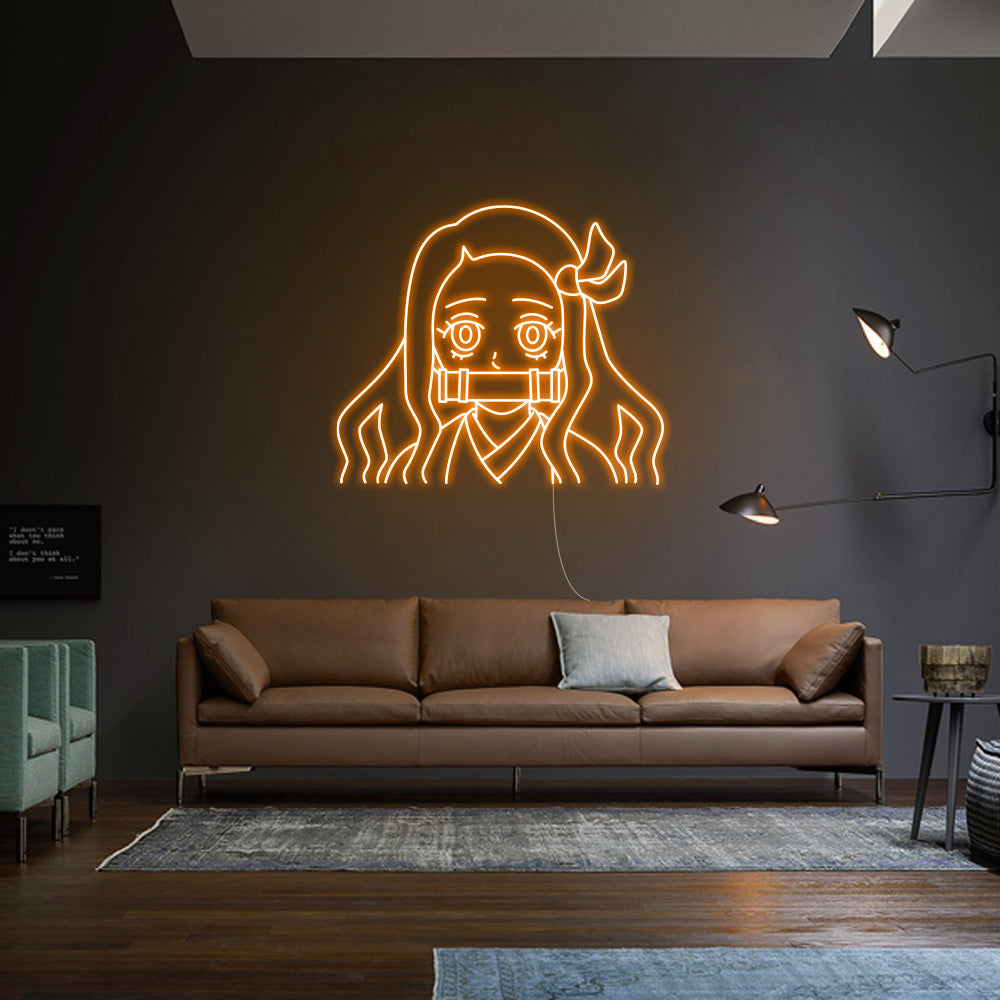 “Anime Girl” Neon Sign