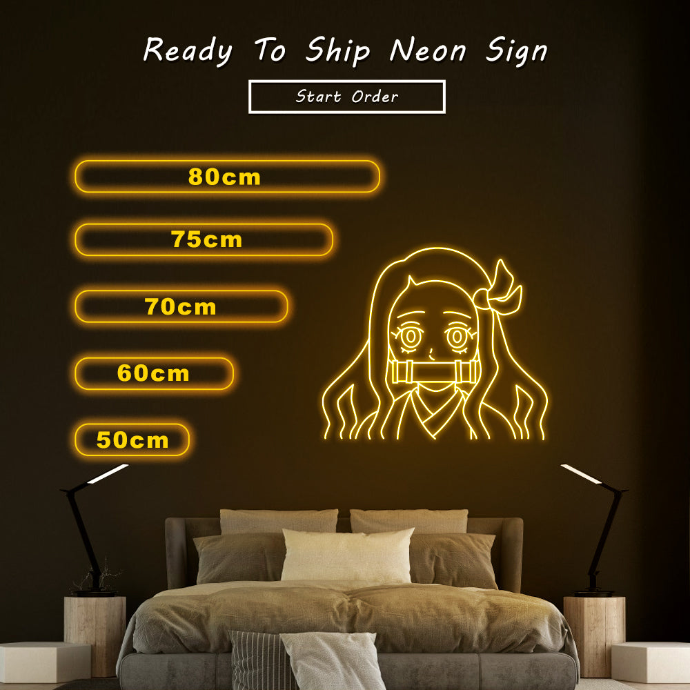 “Anime Girl” Neon Sign
