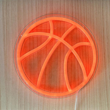 LED Neon signs Basketball Light - Colorful Neon Sign for Home Decor, Sports Room, Man Cave, Gift for Basketball Love