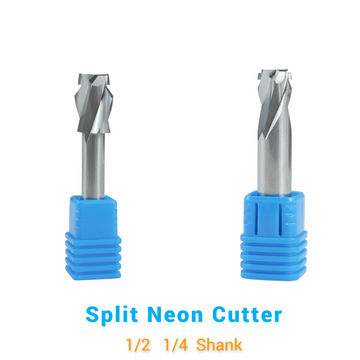 6/8/12mm Milling Cutter 6mm 10mm Shank Avaliable CNC Carving Bit Neon Sign Led Acrylic Slotting Knife