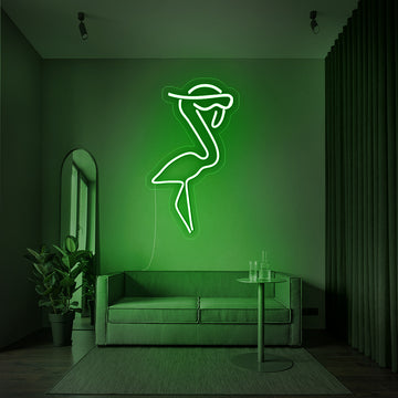 “Cool Flamingos” Neon Sign
