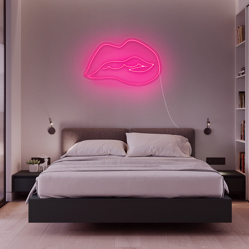 “Desire Lips” Neon Sign