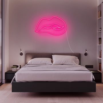 “Desire Lips” Neon Sign