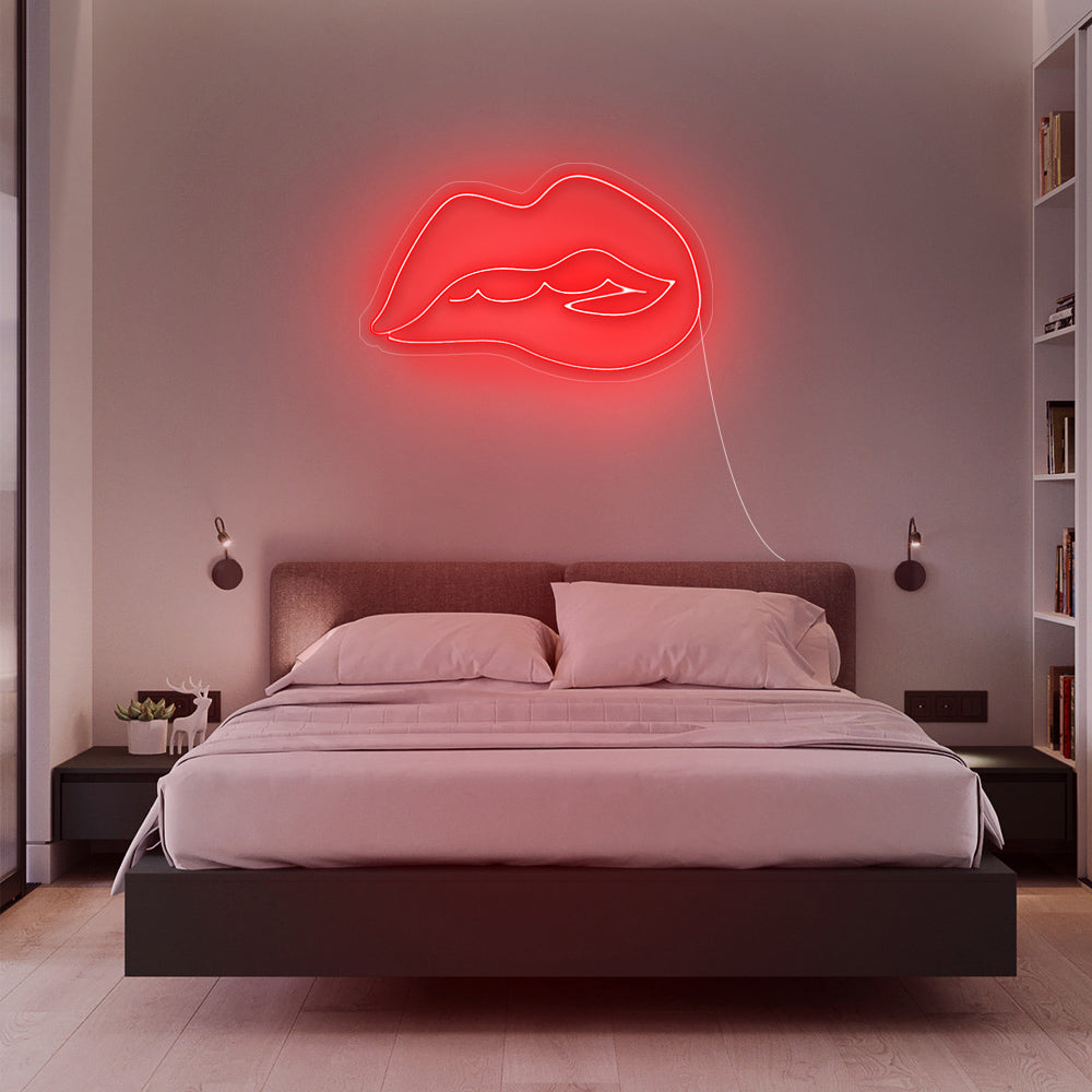 “Desire Lips” Neon Sign