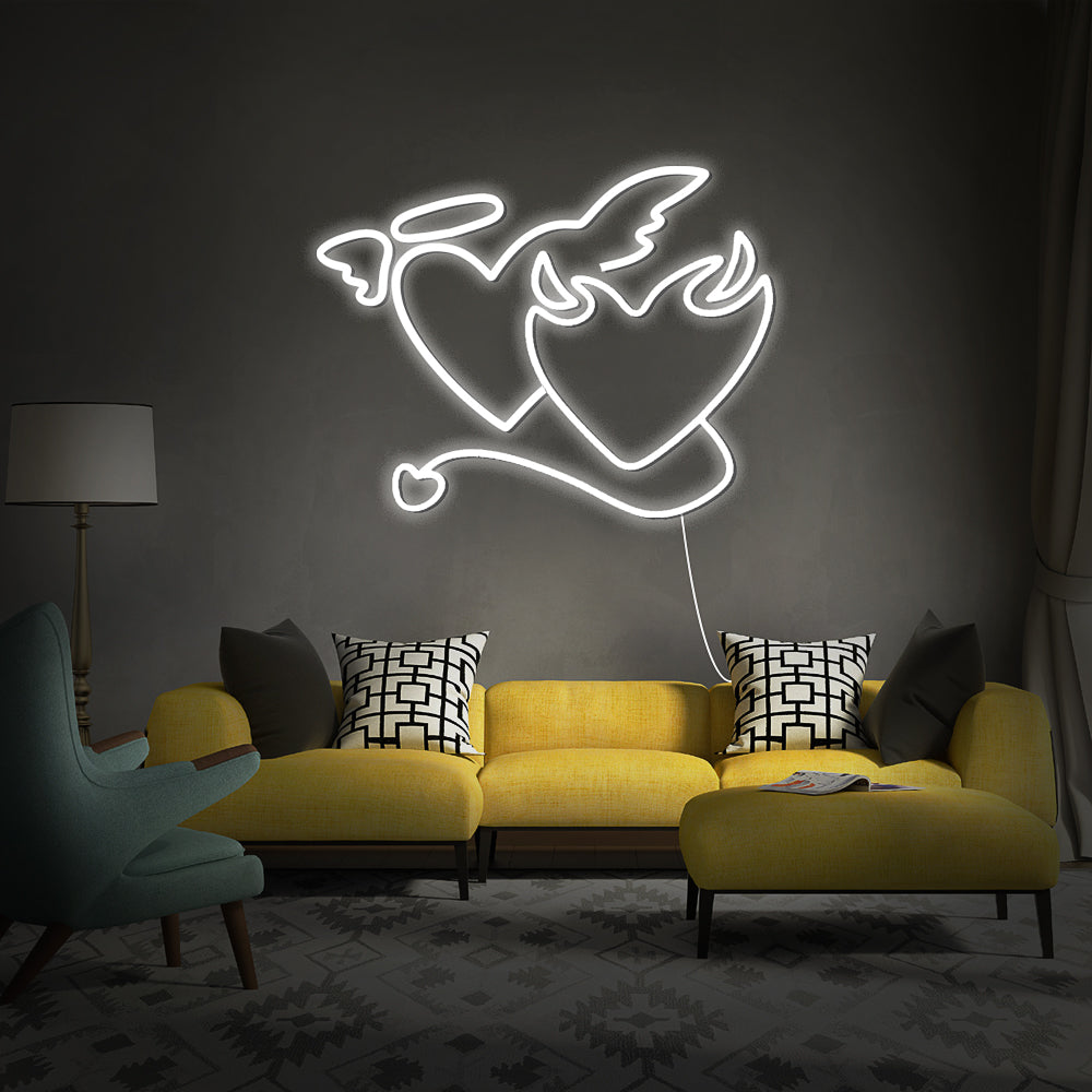 “Devil Heart” Neon Sign