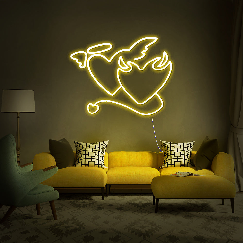 “Devil Heart” Neon Sign