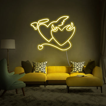“Devil Heart” Neon Sign