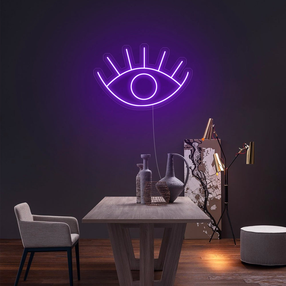 “Eyelash” Neon Sign