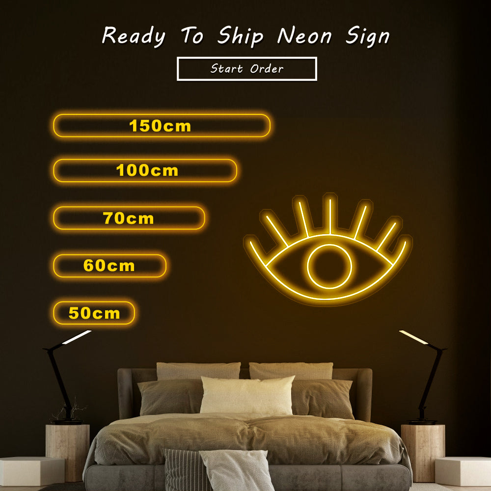 “Eyelash” Neon Sign