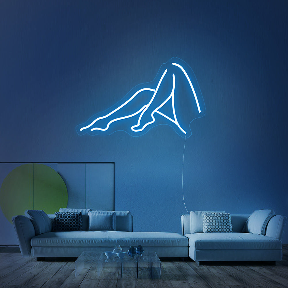 “Female Legs Silhouette” Neon Sign