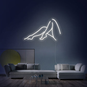 “Female Legs Silhouette” Neon Sign