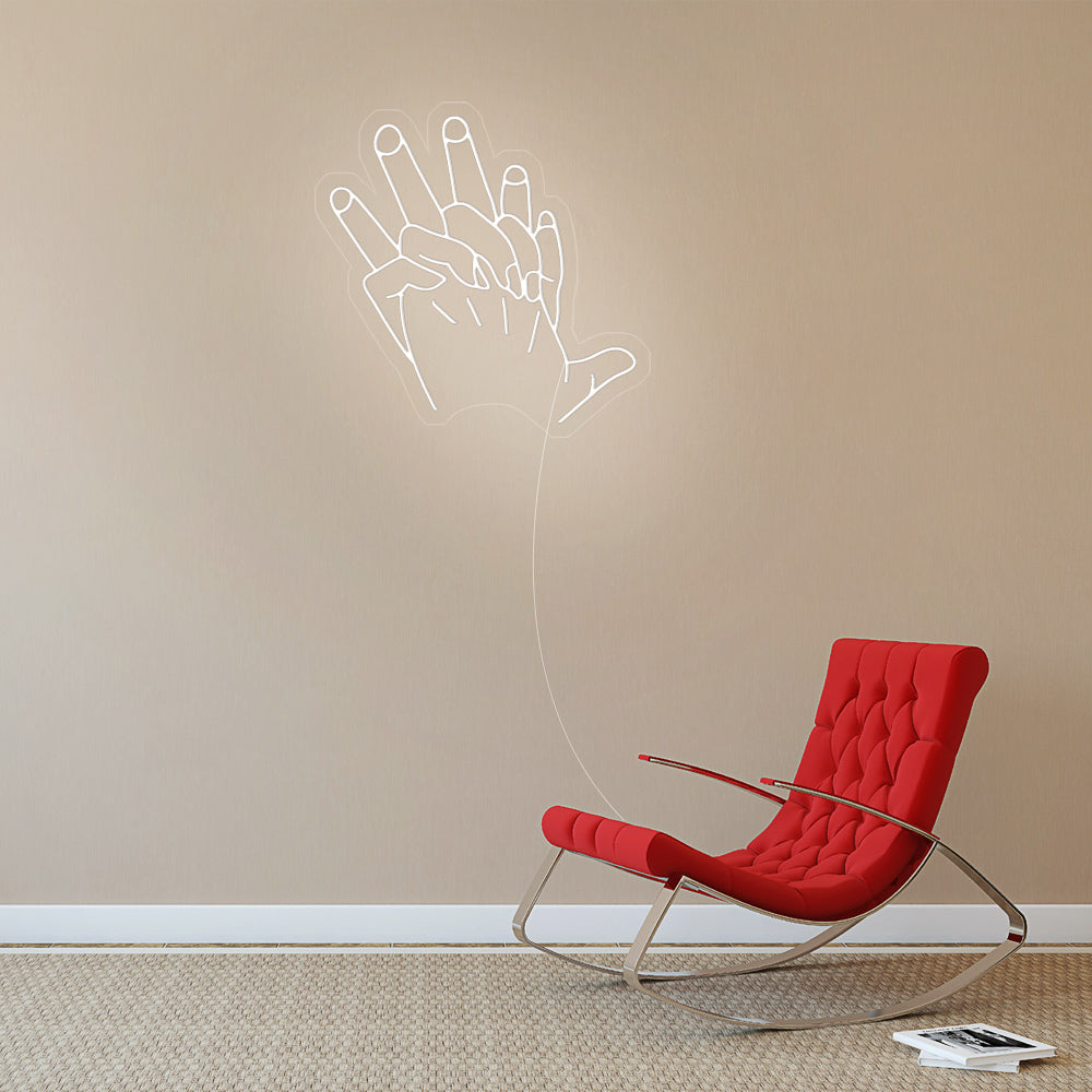 “Hand In Hand” Neon Sign