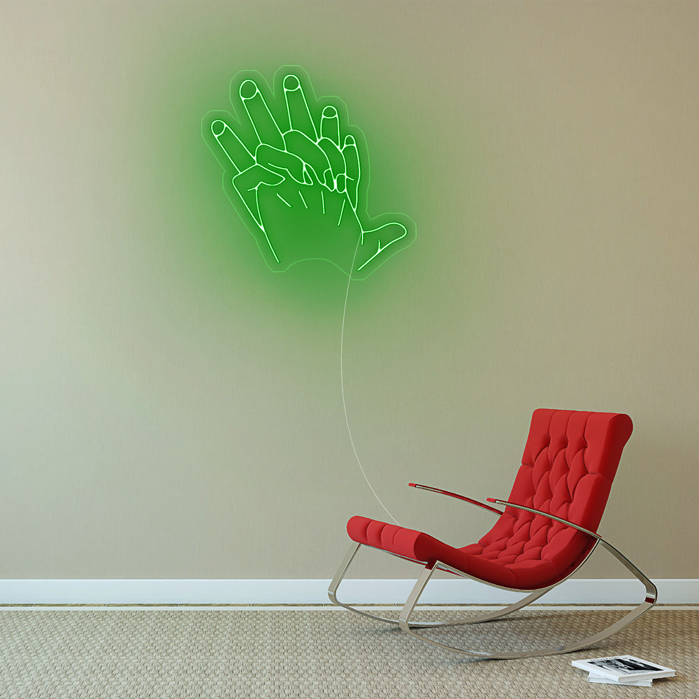 “Hand In Hand” Neon Sign
