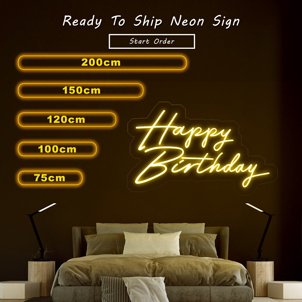 “Happy Birthday” Neon