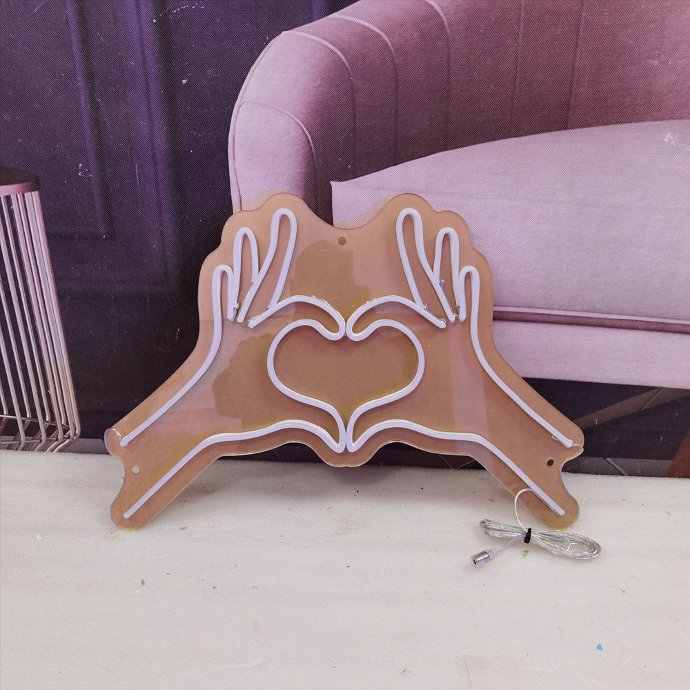 “Heart Hand” Neon
