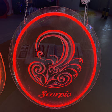 Scorpio 3D Engraved Neon Sign – Zodiac LED Sign for Astrology Lovers, Unique Home Décor & Gift Idea