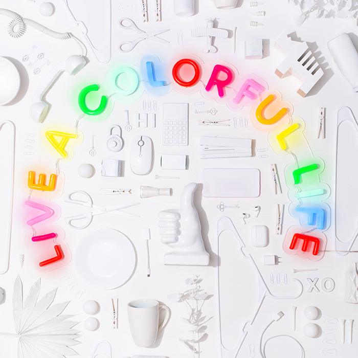 LIVE A COLORFUL LIFE neon signs