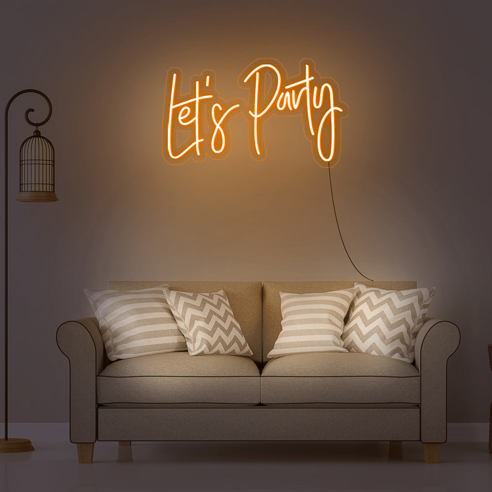 “Let's Party” Neon
