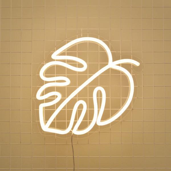MONSTERA LEAF neon signs