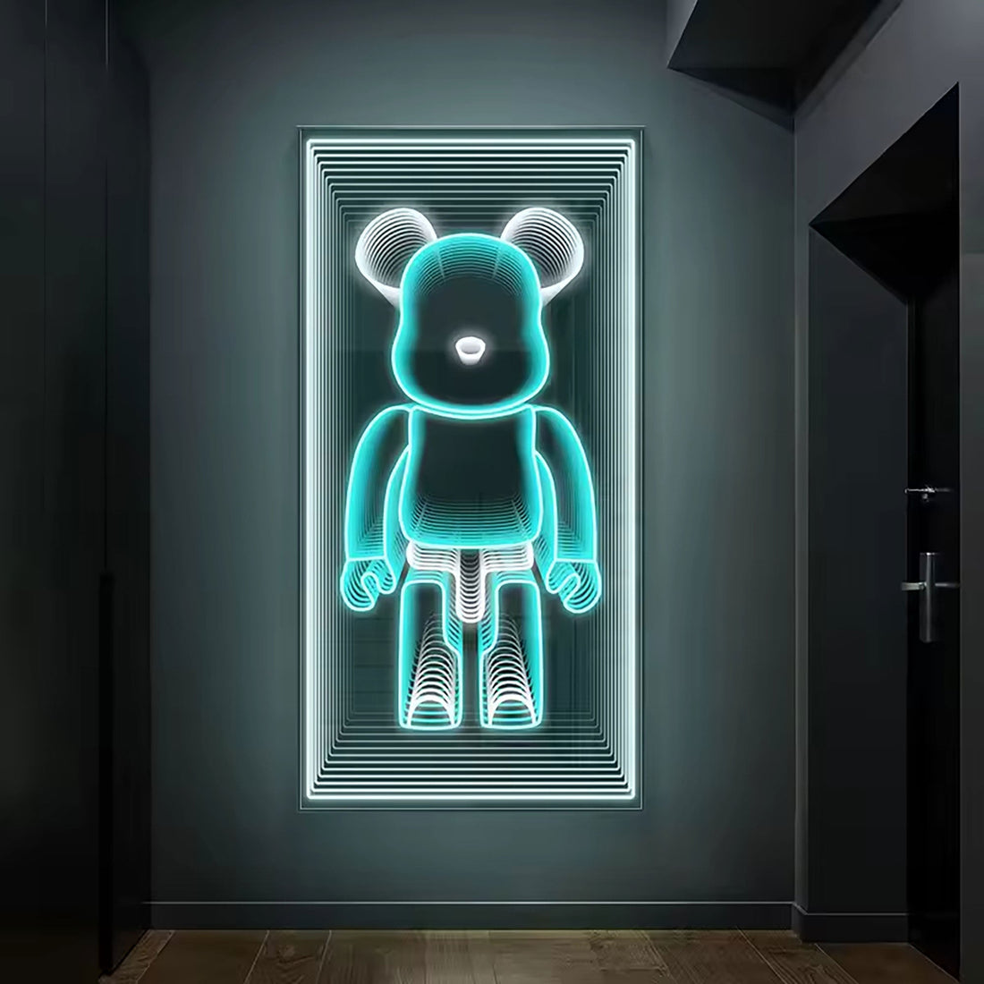 Shop Custom Size Neon Infinity Mirror Home Office Party Decorative Mirrors Led Neon Sign