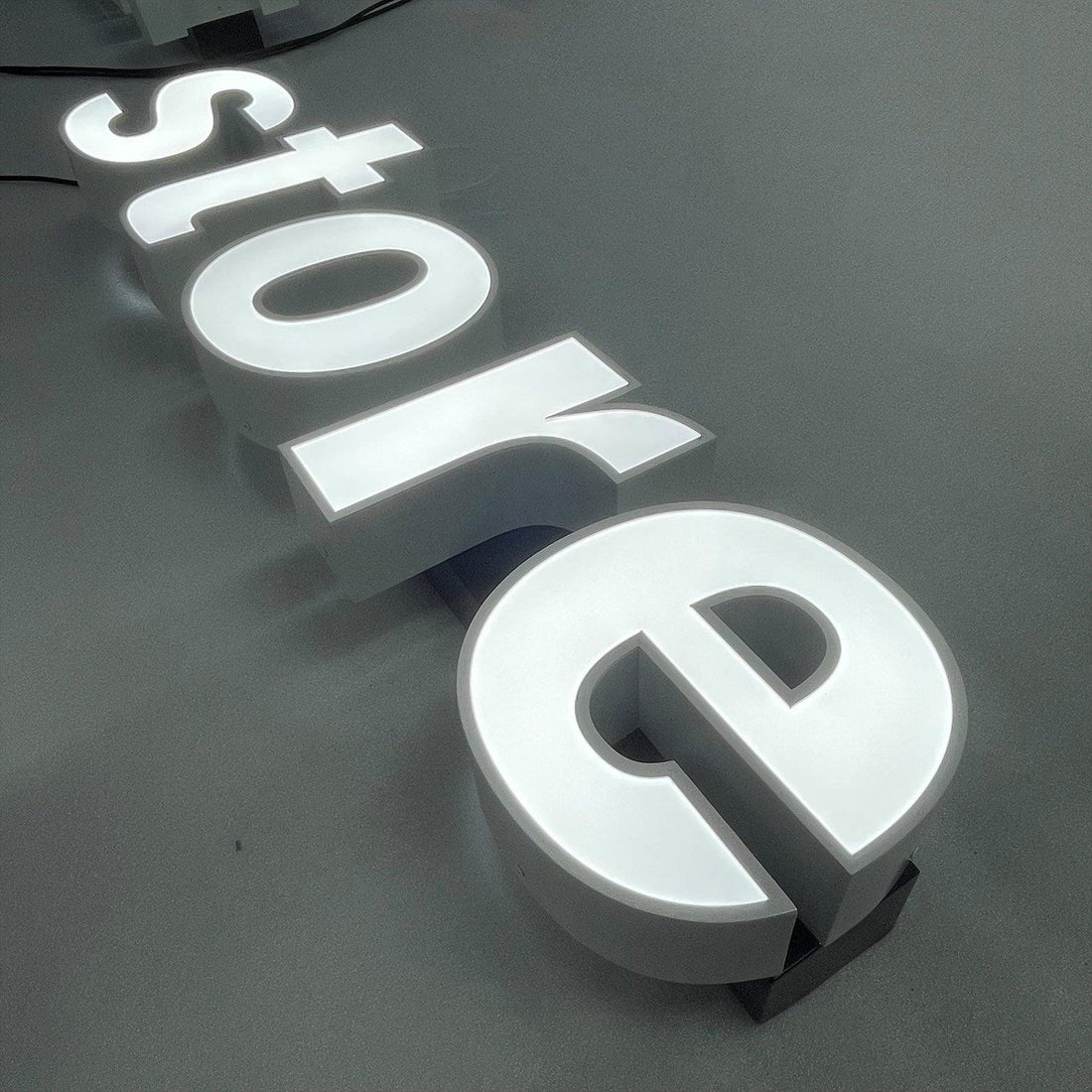 Led Rimless front lit letter channel letter