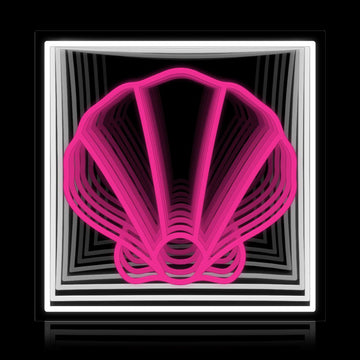 Pink Sea Shell Infinity Neon Sign