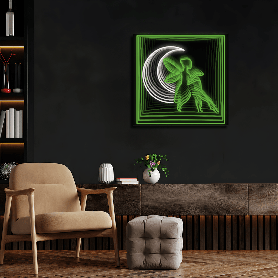 Weed Fairy Infinity Neon Sign