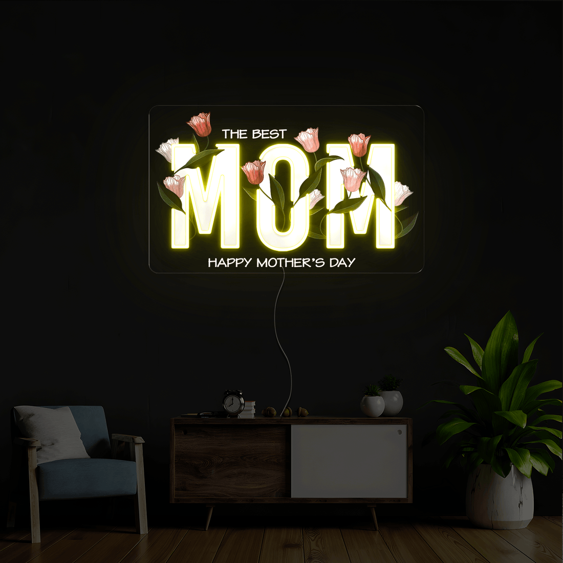 Mother's Day Artwork Neon Sign