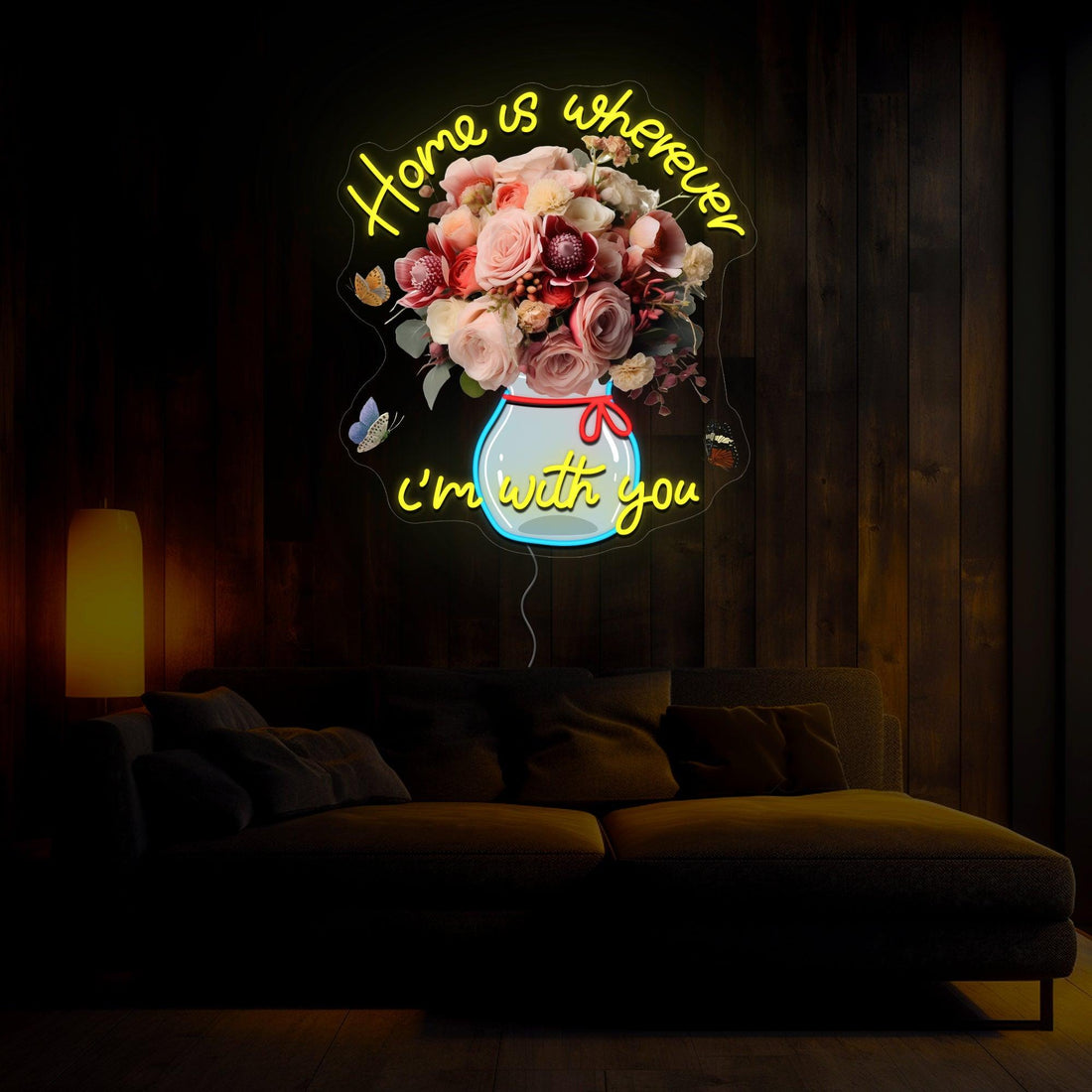 Happy Mother's Day Artwork Neon Sign