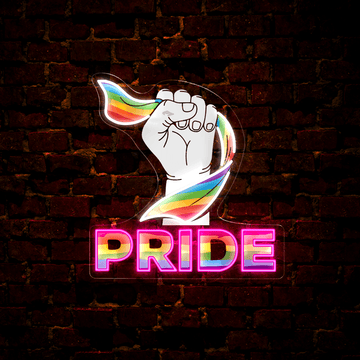 Pride Month Artwork Neon Sign