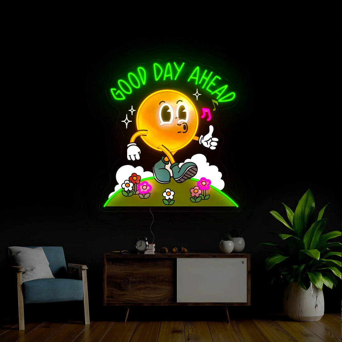 Good Day Ahead Artwork Neon Sign