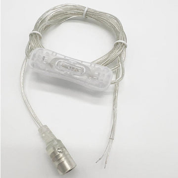 Female DC Connector With Switch 22AWG 2Meter 5.5x2.1mm