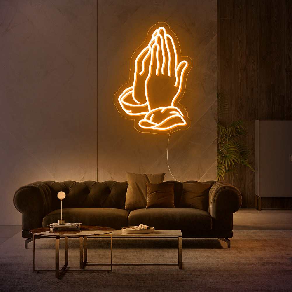 “Praying Hands” Neon