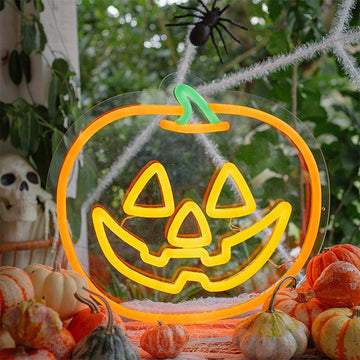 Jack O' Lantern Pumpkin neon signs