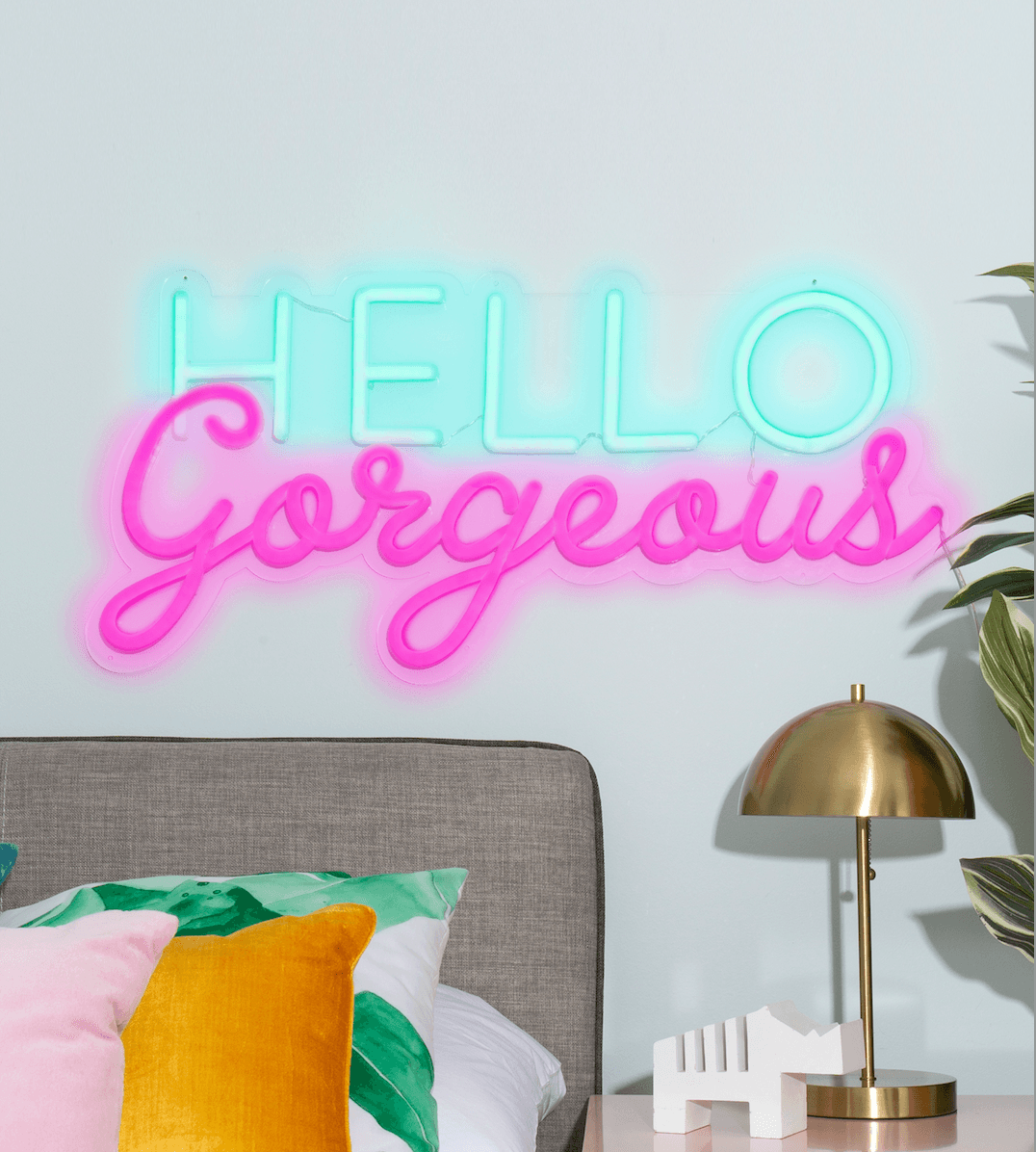 HELLO GORGEOUS  neon signs