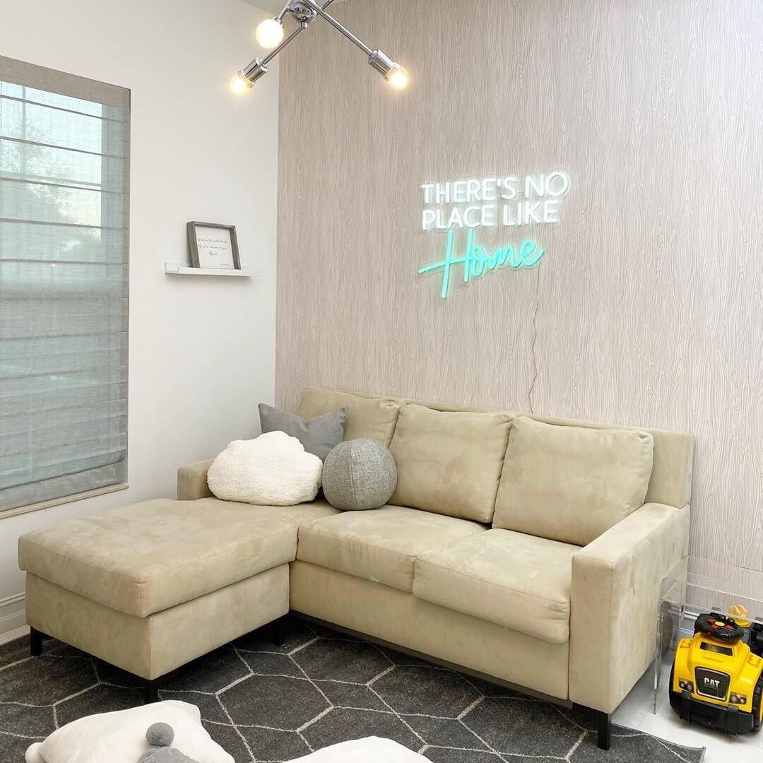 THERE'S NO PLACE LIKE HOME neon signs