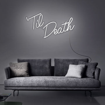 “Tie Death” Neon Sign