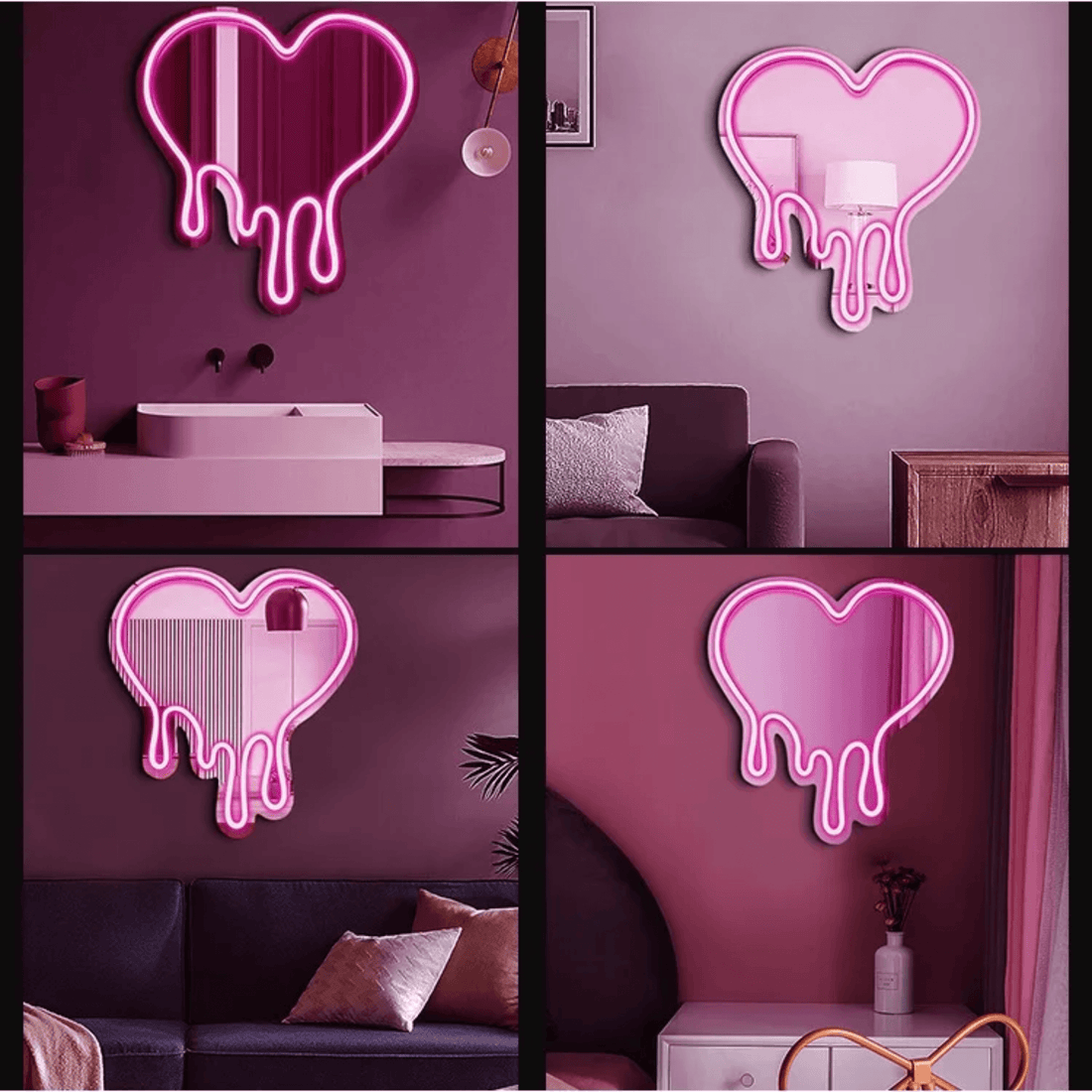 Melting Heart Neon Sign