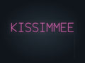 Kissimmee City Name Neon Sign in hot pink - original premade design