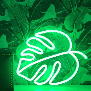 MONSTERA LEAF neon signs