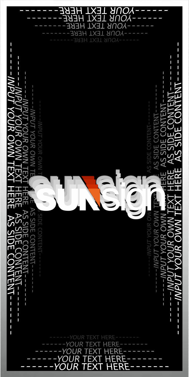 Custom Infinity Mirror Lightbox-rectangle/oval-Vertical