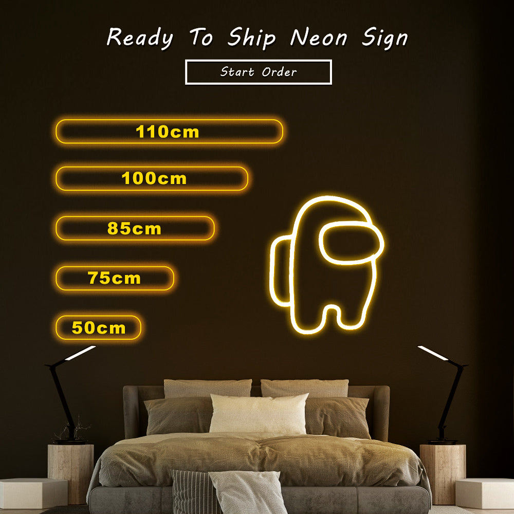 “Among Us” Neon Sign